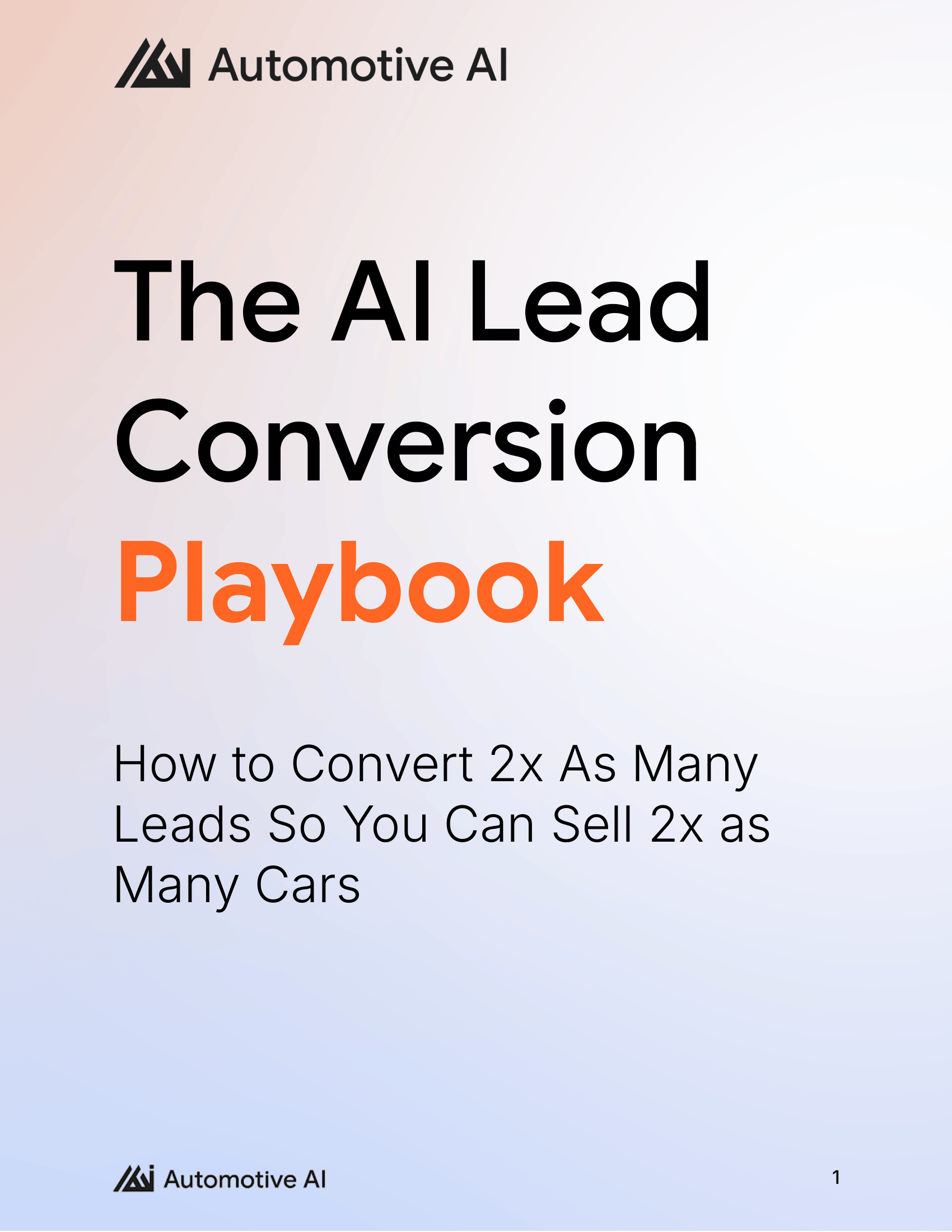 The AI Lead Conversion Playbook